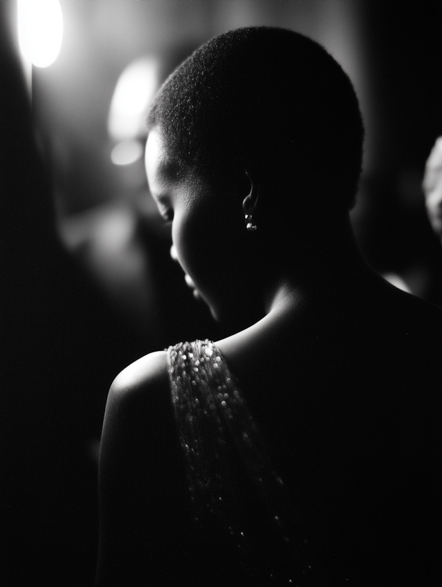 Black-and-White Portrait