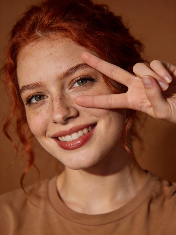 Smiling Redhead Portrait