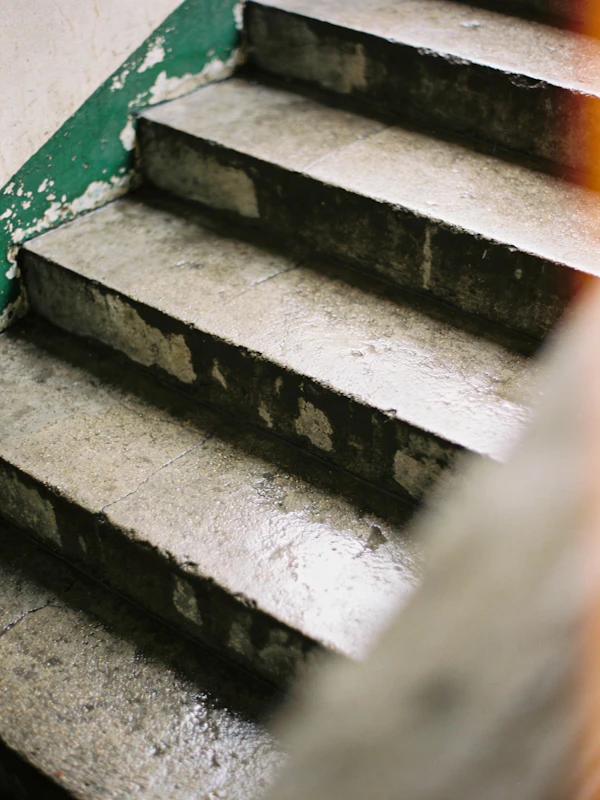 Aged Concrete Steps