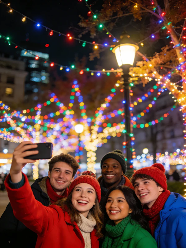 Festive Friends Selfie