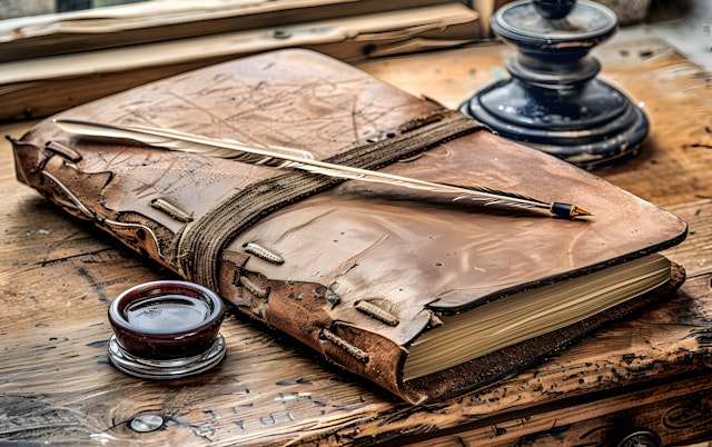 Rustic Journal and Pen