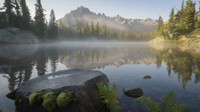 Serene Mountain Landscape