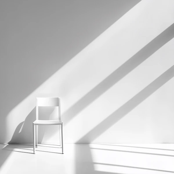 Minimalist Chair Scene