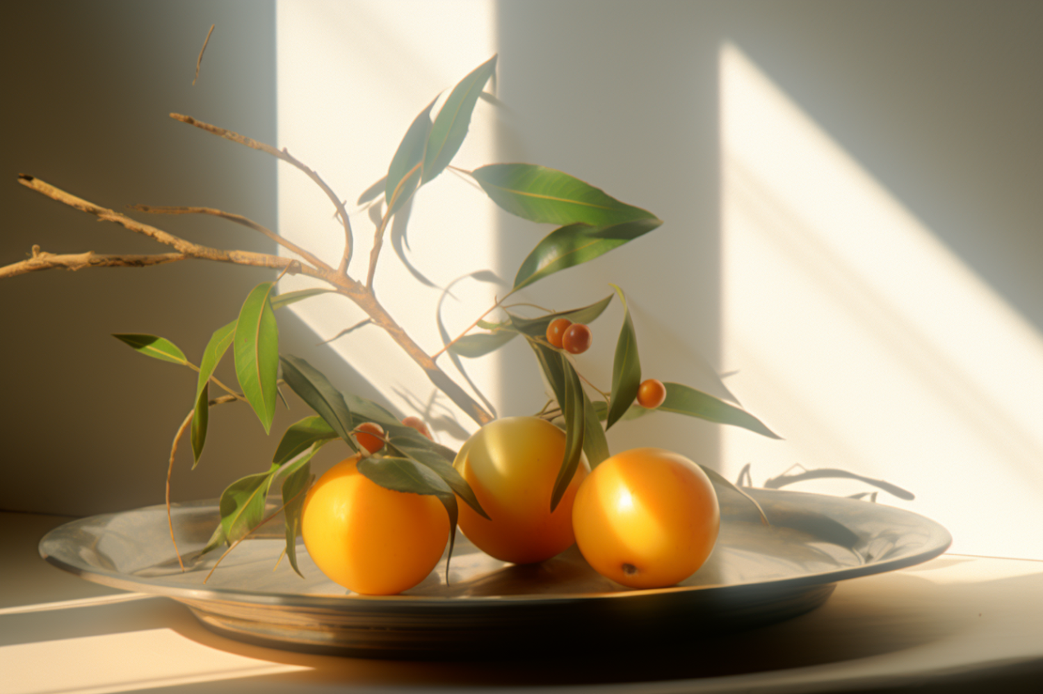Serene Afternoon Persimmons