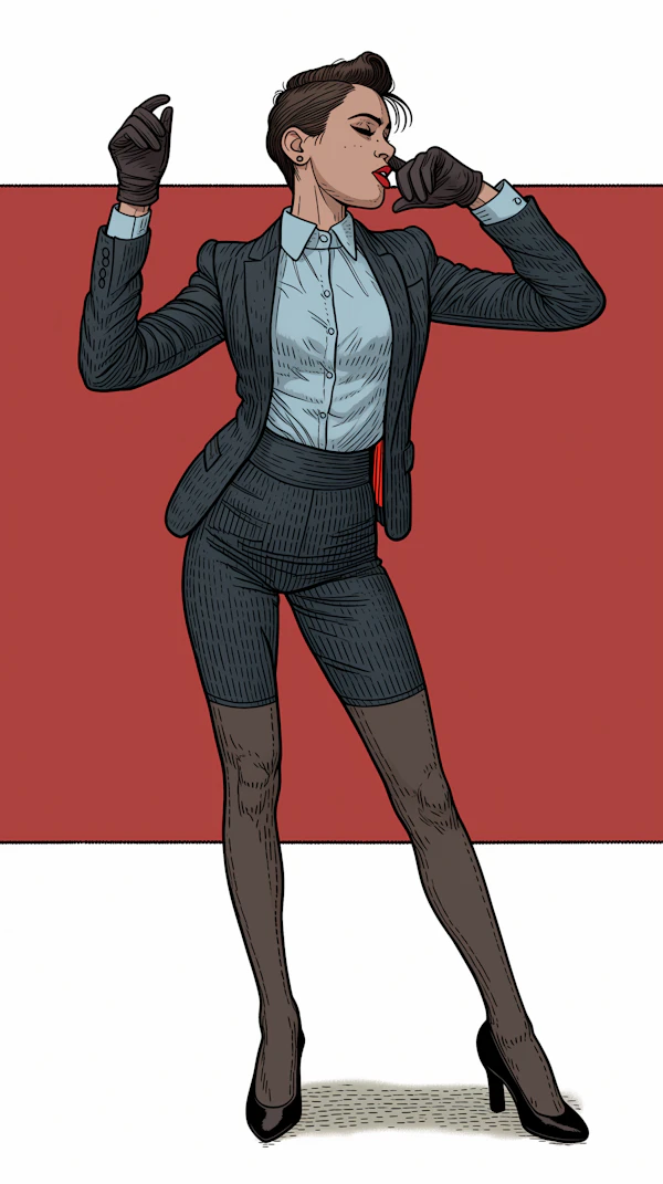 Stylish Individual Pose