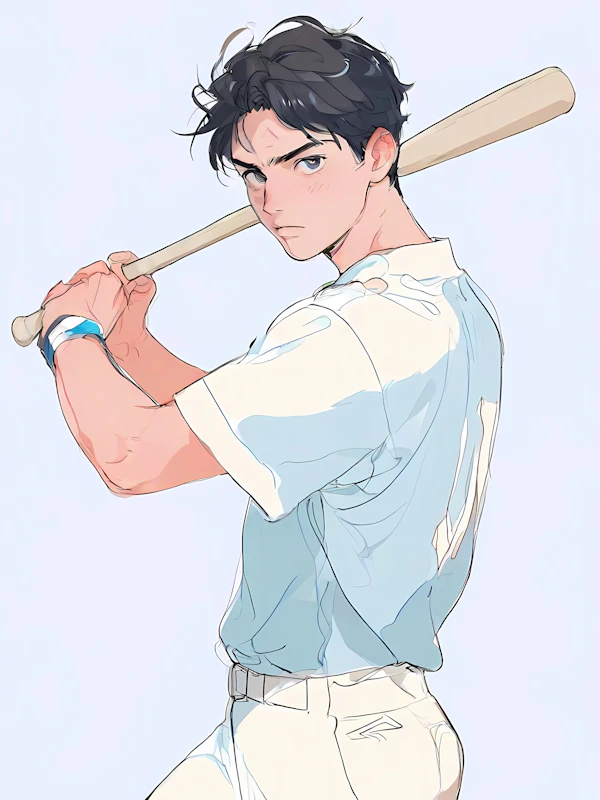 Baseball Player Art