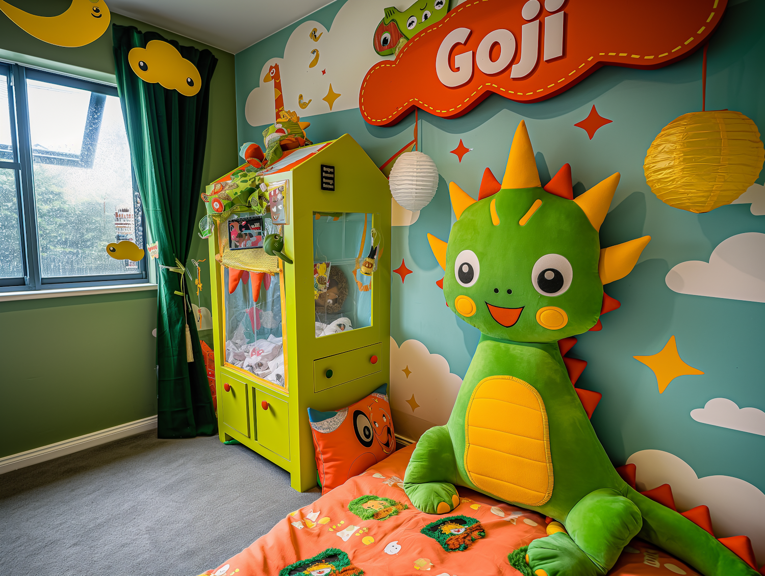 Goji's Dinosaur-Themed Bedroom