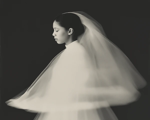 Serene Woman in White