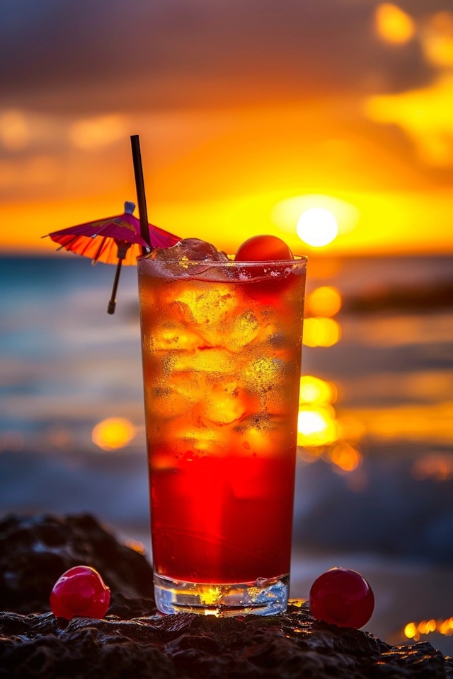 Tropical Sunset Beverage