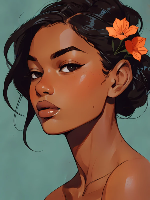 Serene Portrait of a Woman