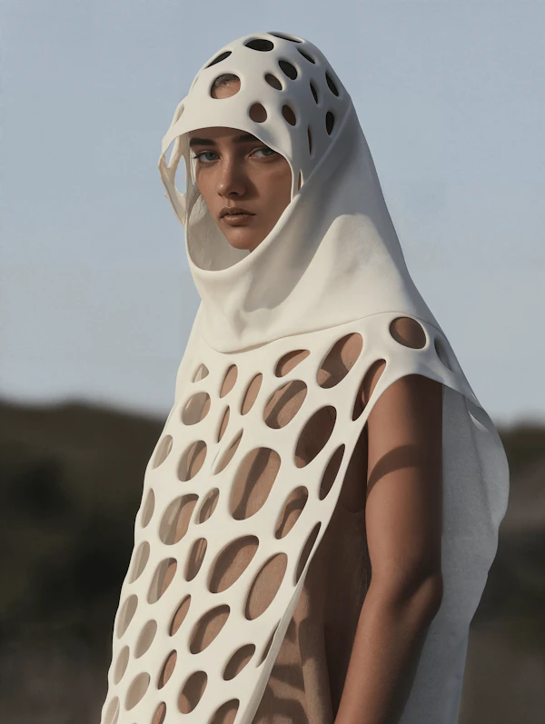 Futuristic Fashion Portrait