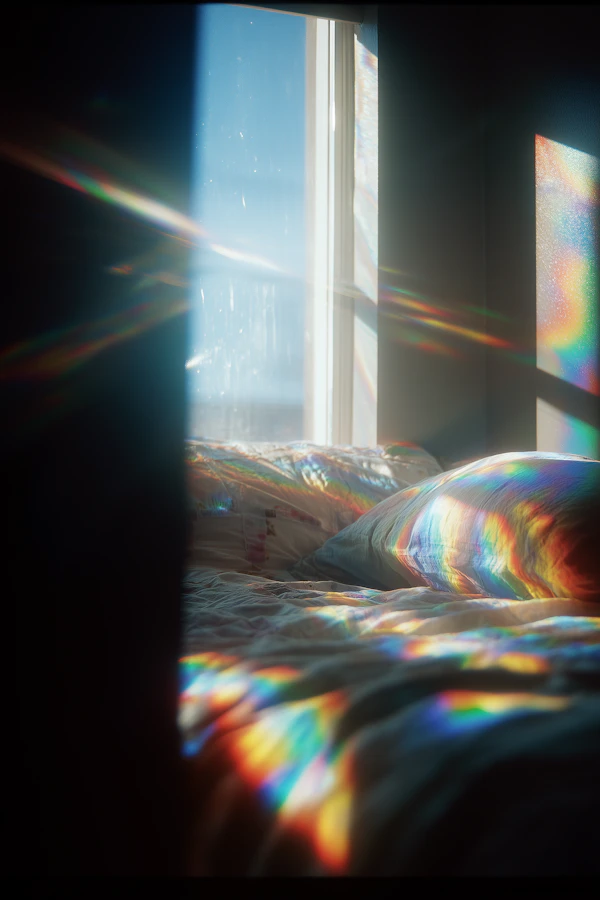 Sunlit Bedroom Scene