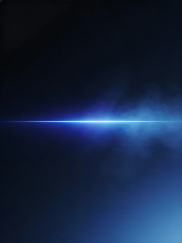 Ethereal Blue Beam