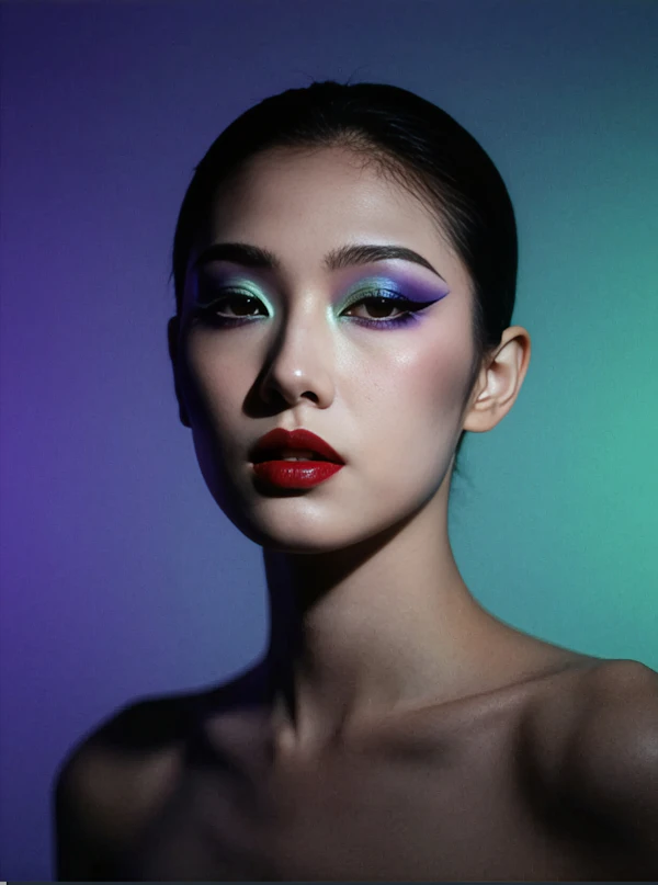 Vibrant Makeup Portrait
