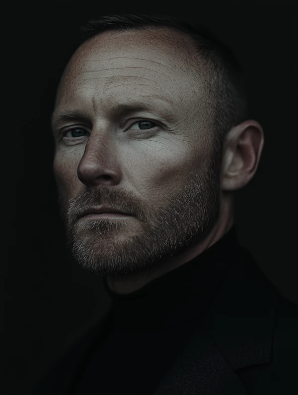 Moody Portrait of a Man