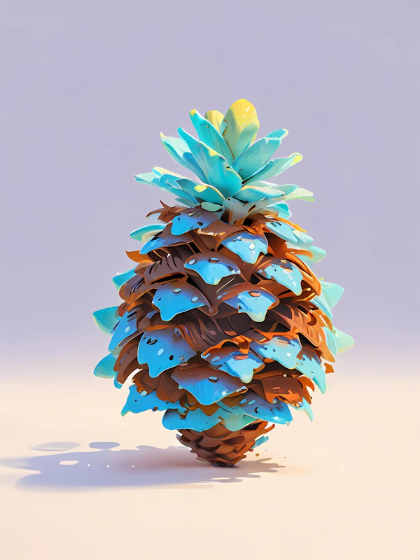 Surreal Pinecone Art