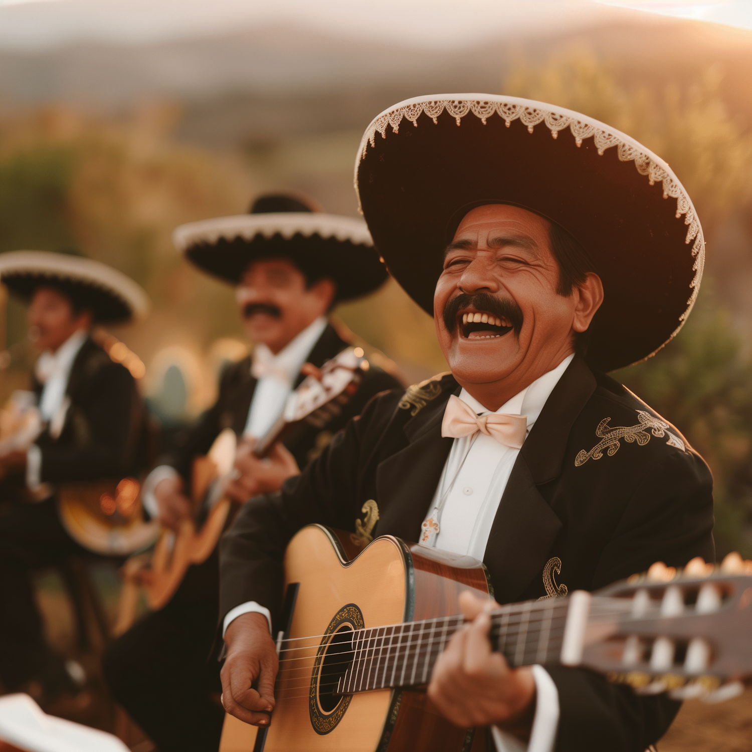 Festive Outdoor Mariachi Performance