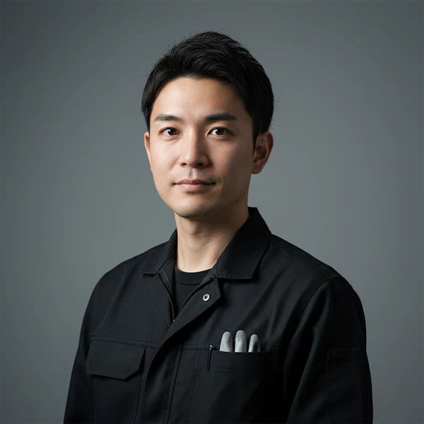Man in Work Uniform