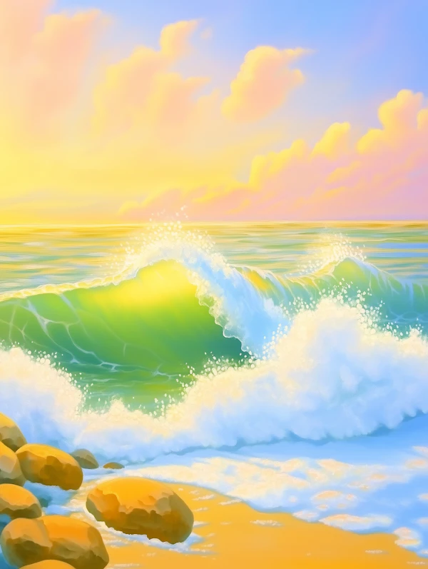 Sunset Coastal Scene