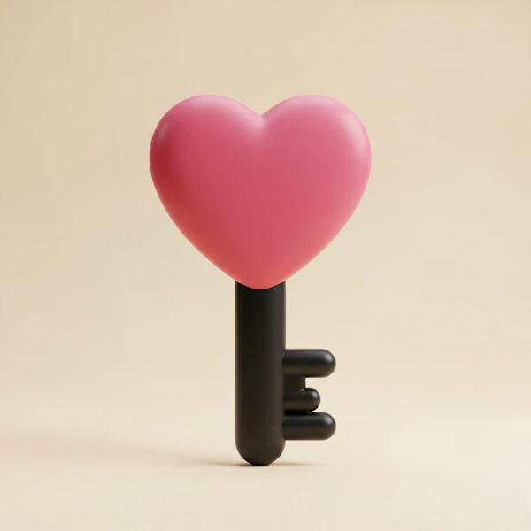 Heart Key Design