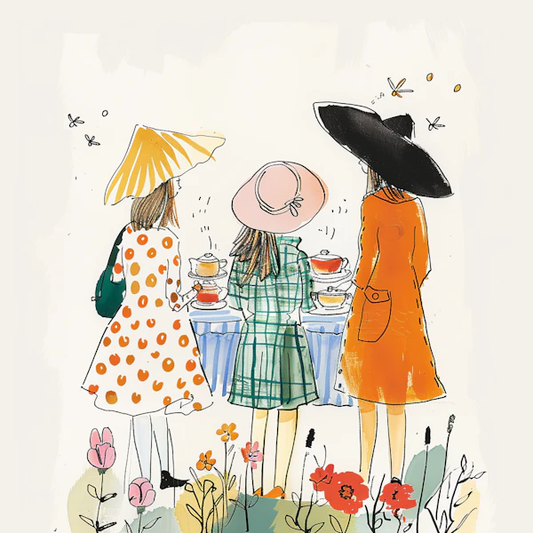 Whimsical Dessert Scene