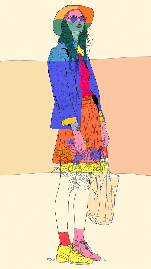 Stylized Fashion Portrait