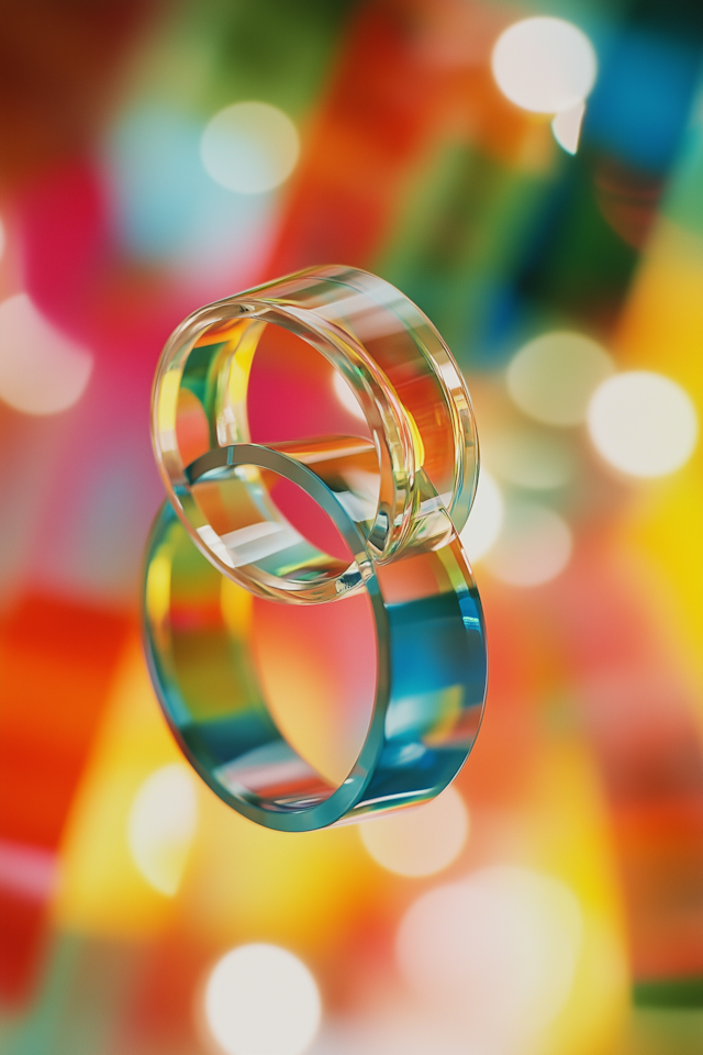 Floating Transparent Rings