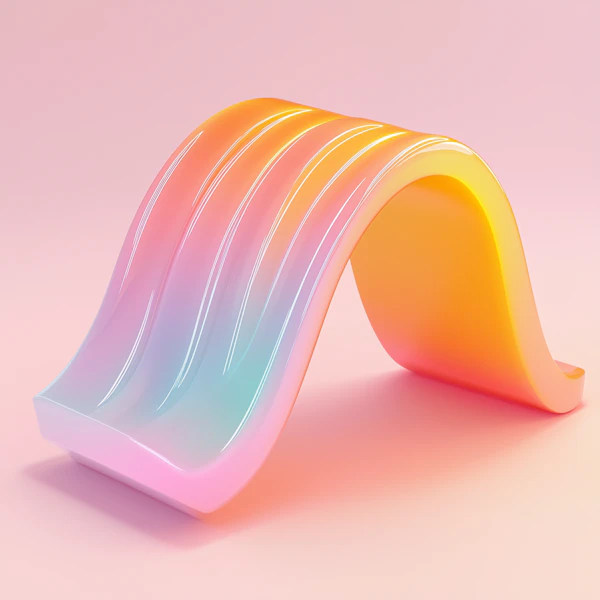 Pastel Gradient Ribbon