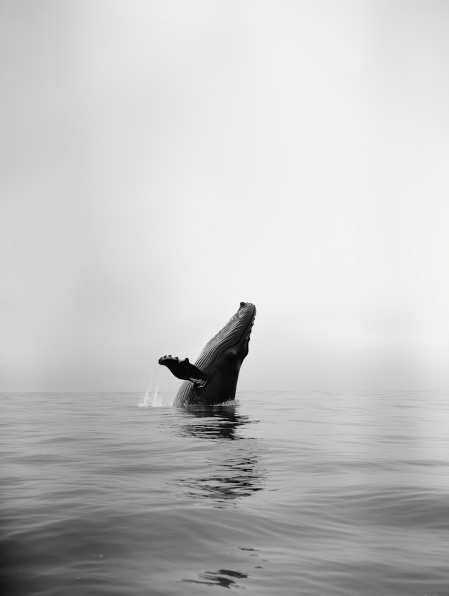 Solitary Humpback Whale Breach