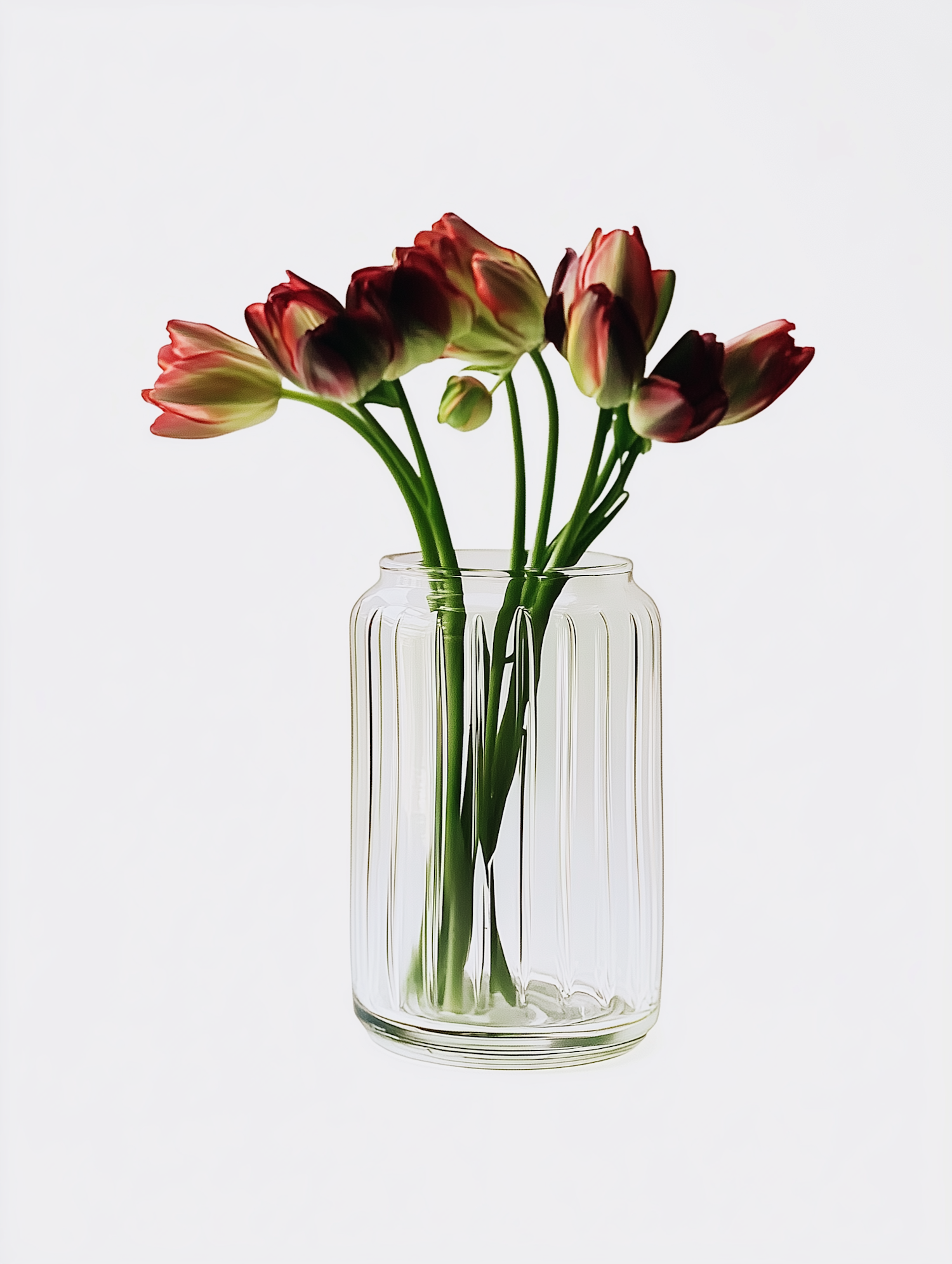 Tulip Bouquet in Glass Vase