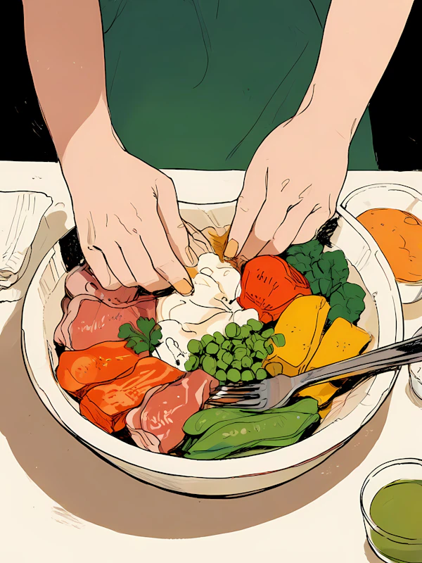 Culinary Artistry with Fresh Ingredients