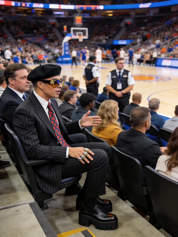 Courtside Fashion Icon