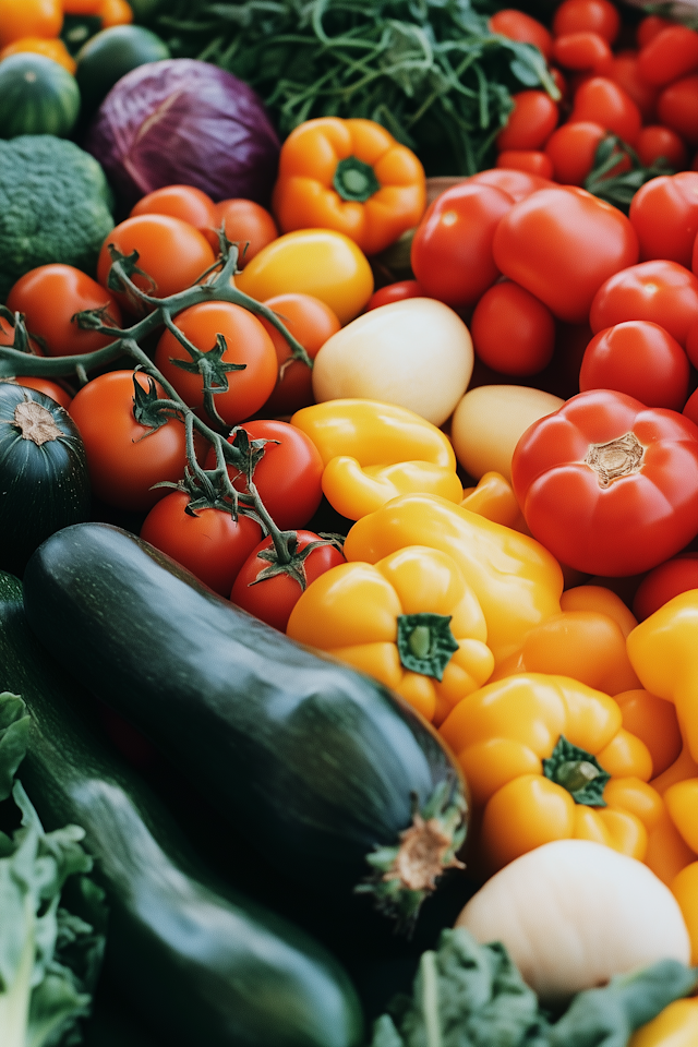 Fresh Vegetable Display