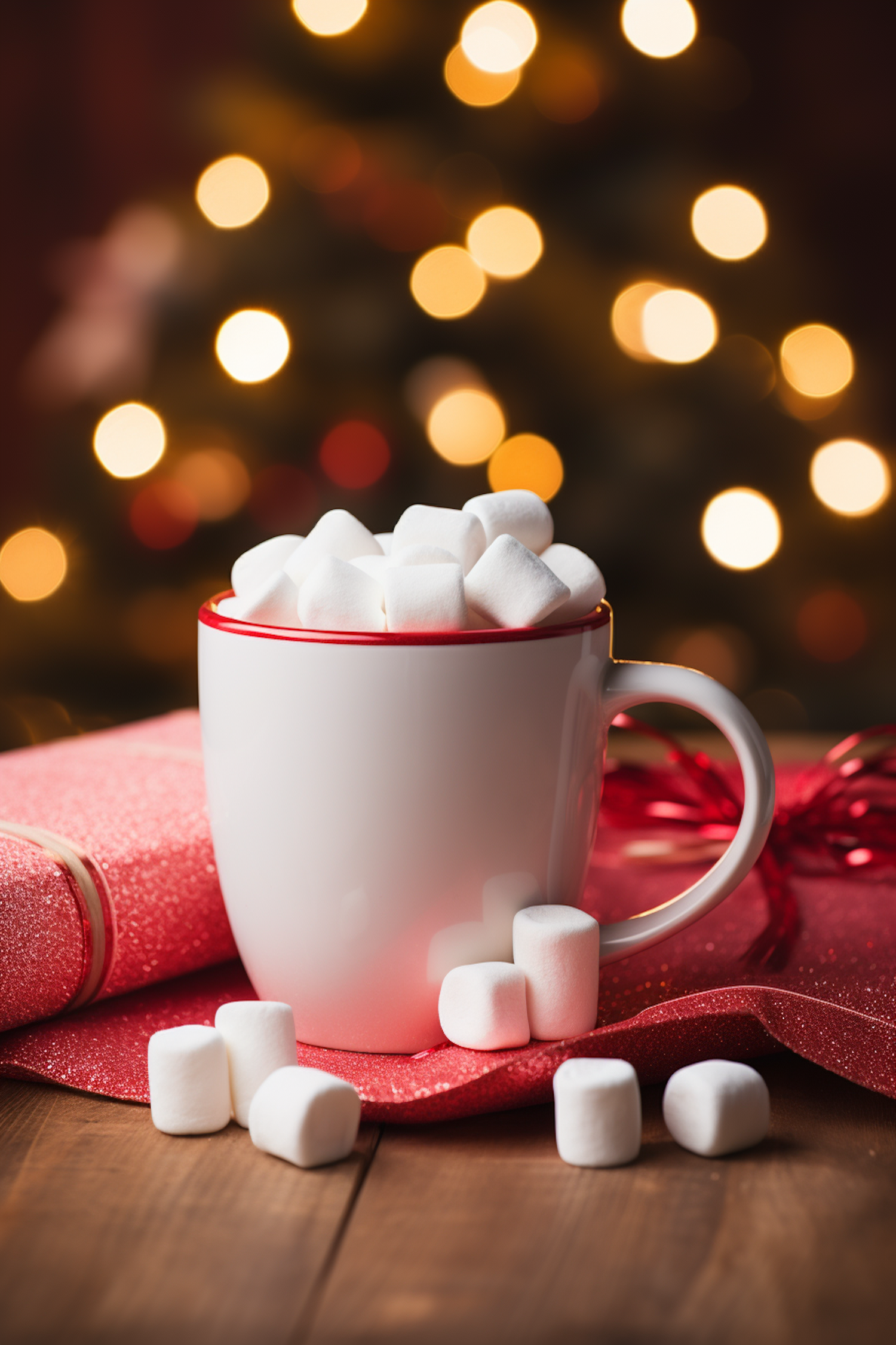 Cozy Holiday Marshmallow Cocoa Mug