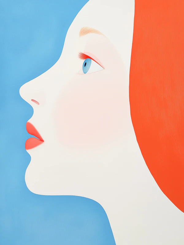 Stylized Woman Profile