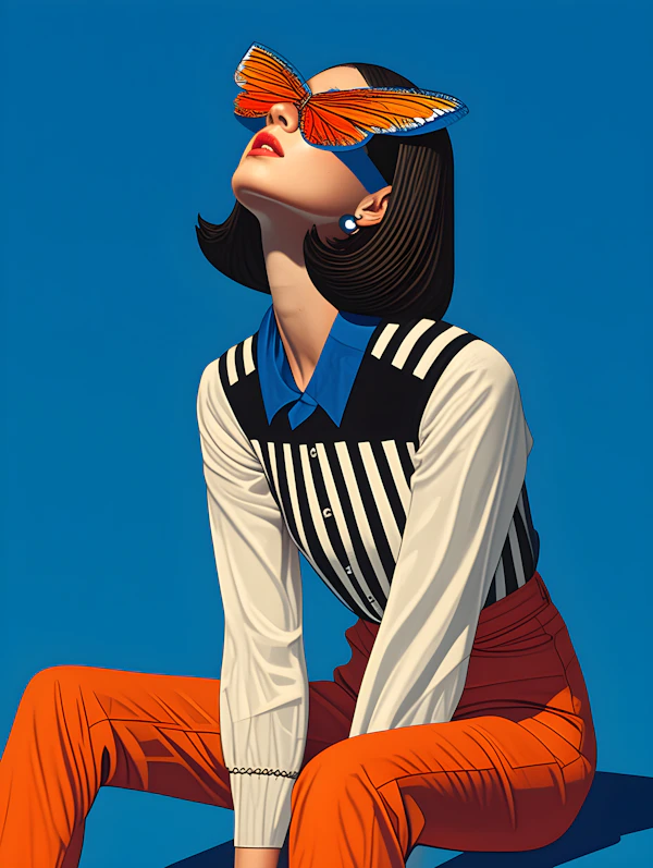Stylized Woman Portrait