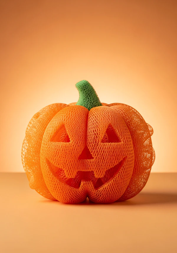 Mesh Jack-o'-Lantern