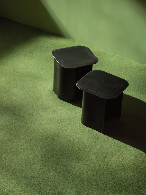 Minimalist Green Stools