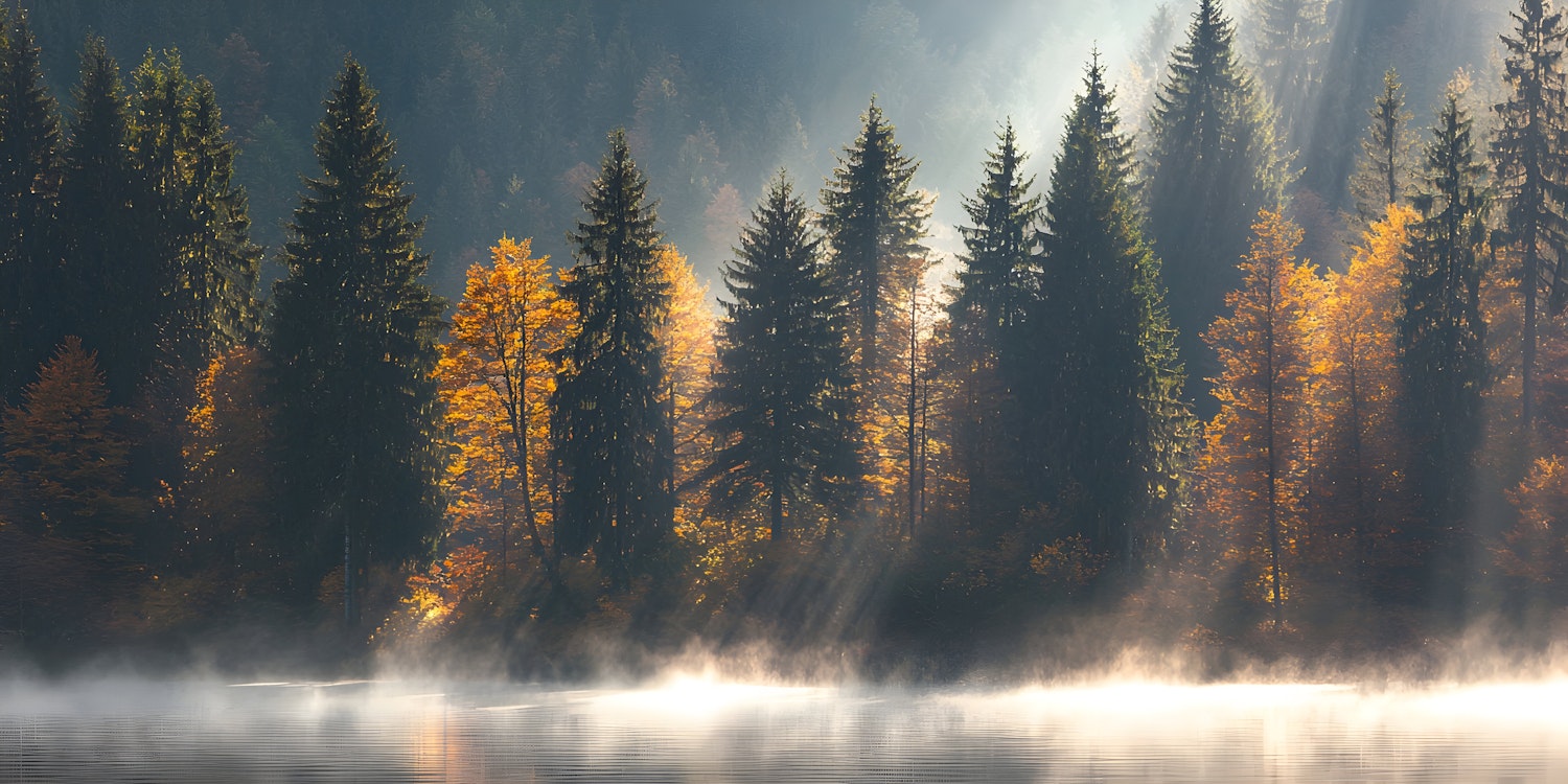 Serene Forest Scene