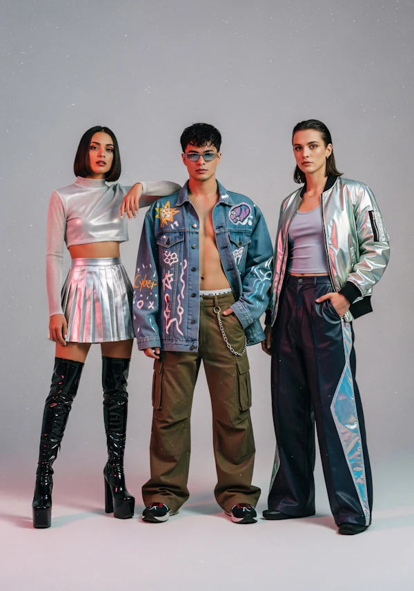 Futuristic Fashion Trio