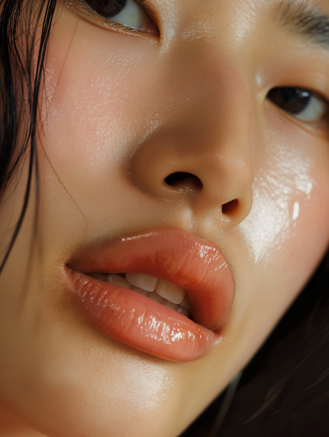 Intimate Close-Up Portrait