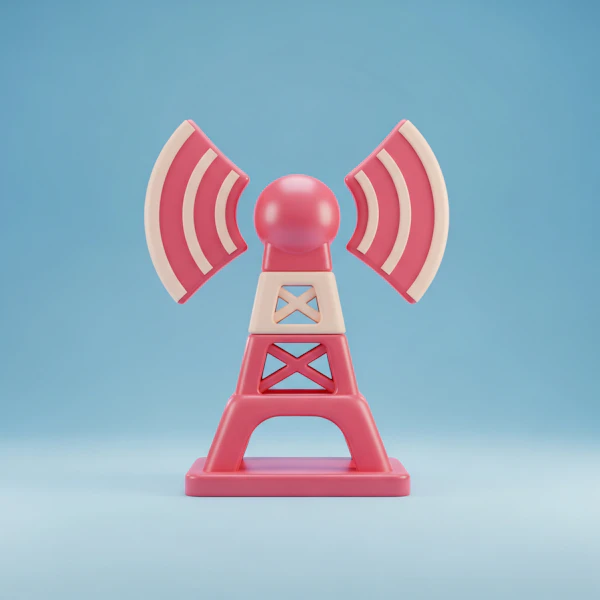 Stylized Communication Tower