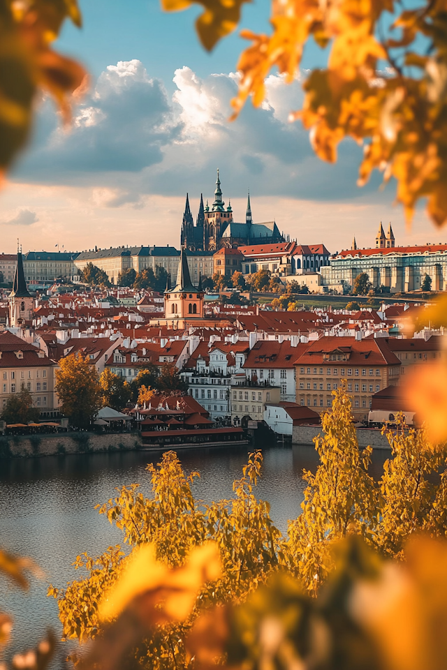 Autumn View of Prague Castle