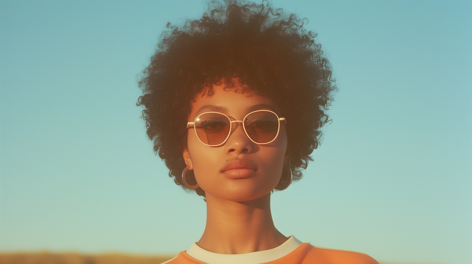 Serene Young Woman Portrait