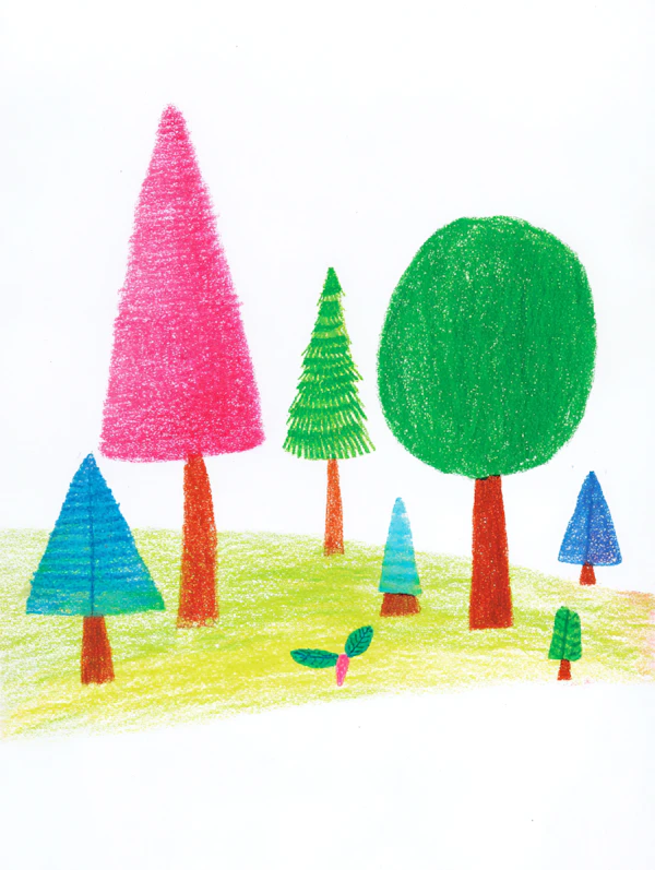 Whimsical Forest Scene