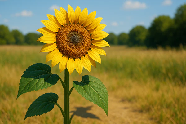 Sunflower in Field