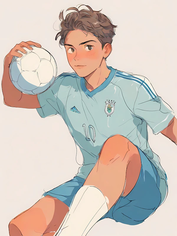 Soccer Player Portrait