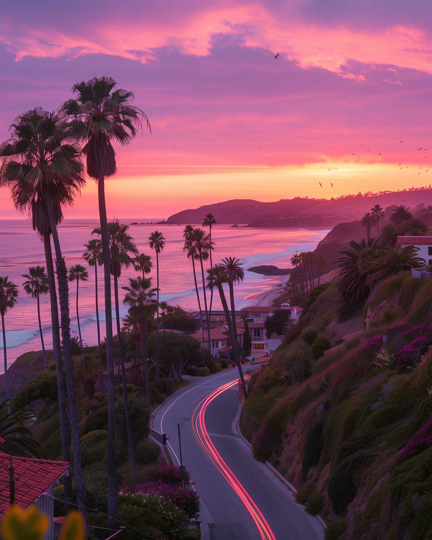 Coastal Sunset Road