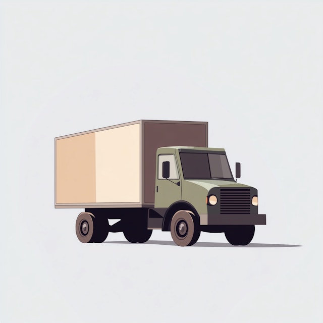 Minimalist Box Truck