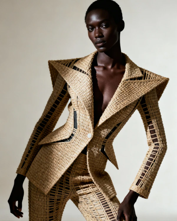 Wicker Fashion Portrait